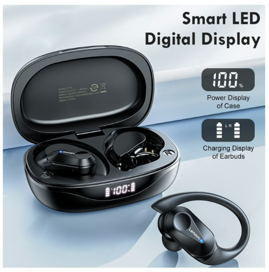 AUDIFONO TWS LENOVO LP75 NEGRO